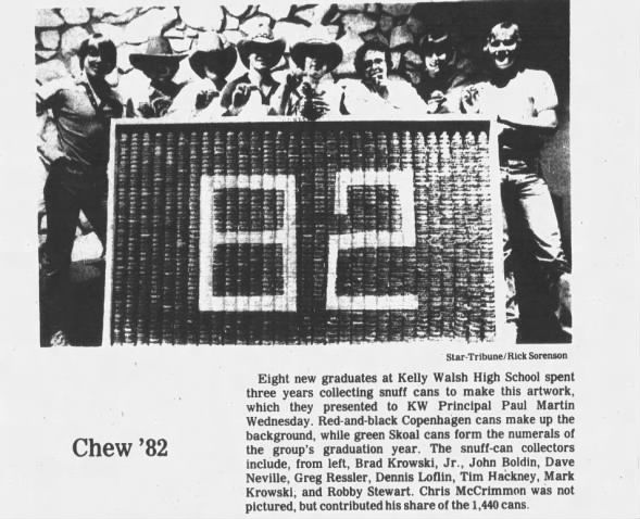Brad and Mark KROWSKI - Skoal Art CST May 20, 1982